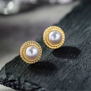 Pearl Stud Earrings